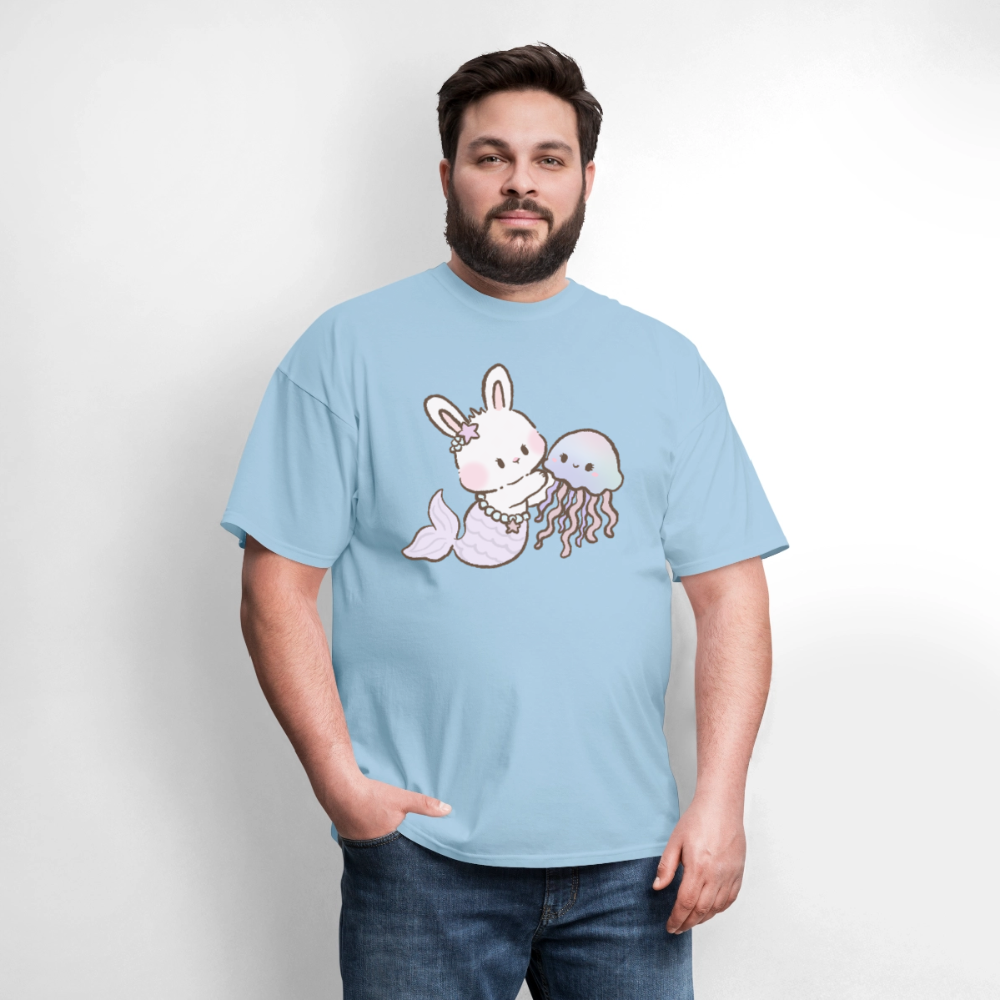 Mermaid BunBun Unisex Play Tee (Colors) - powder blue