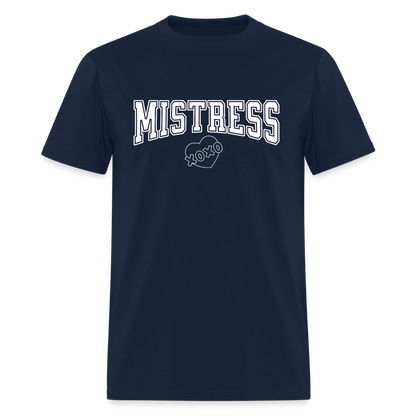 Mistress Varsity Unisex Play Tee (Colors) - navy