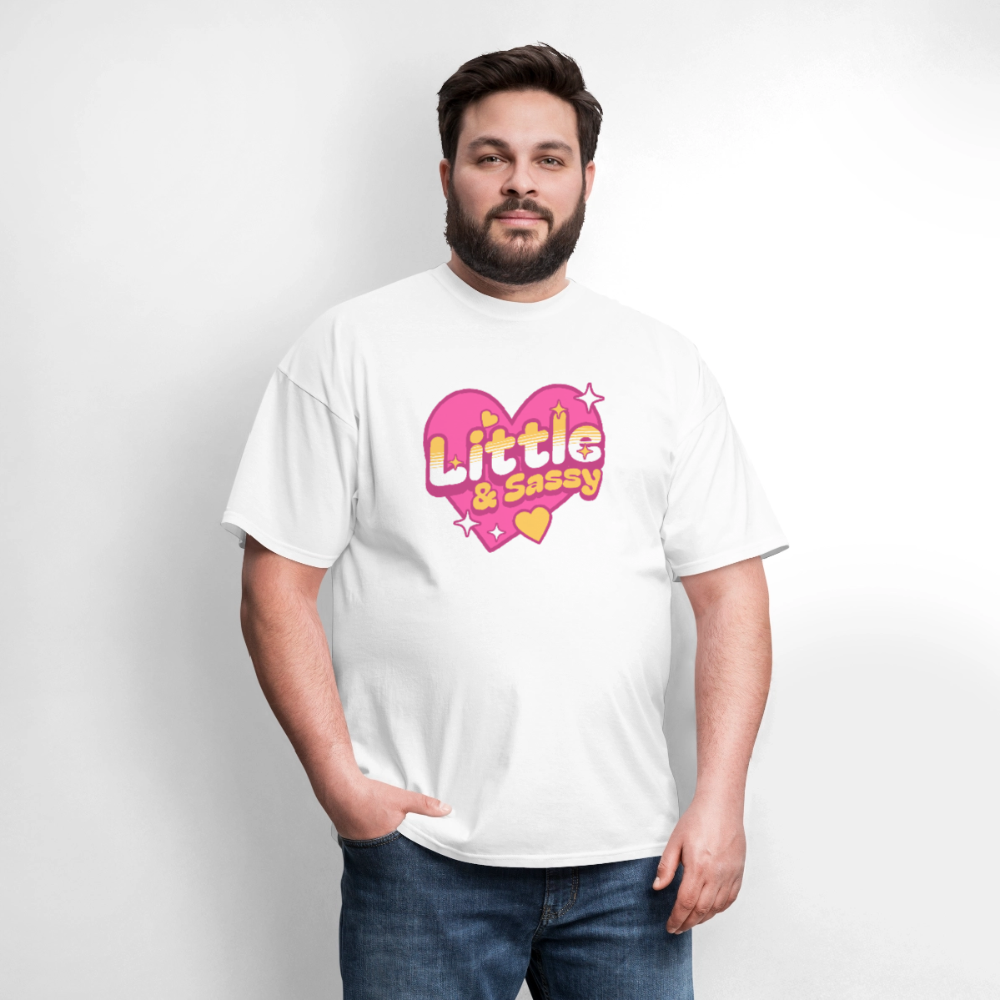 Little & Sassy Unisex Play Tee (Colors) - white