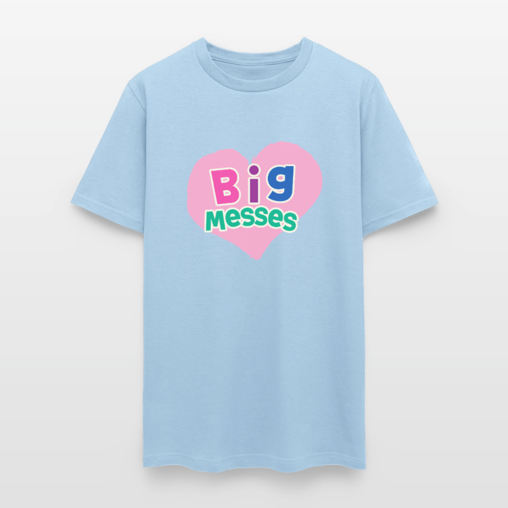 Big Messes Unisex Play Tee (Colors) - powder blue