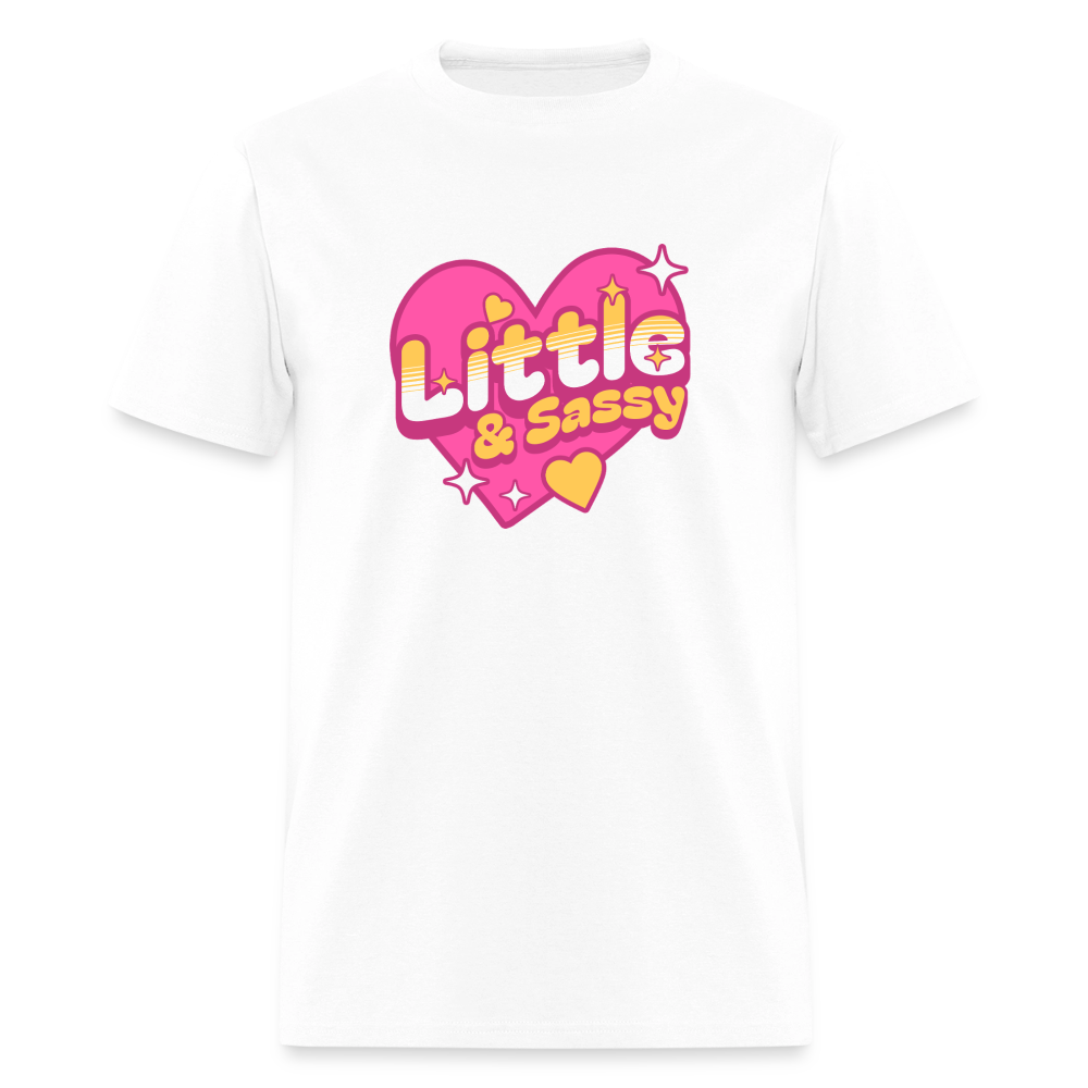 Little & Sassy Unisex Play Tee (Colors) - white