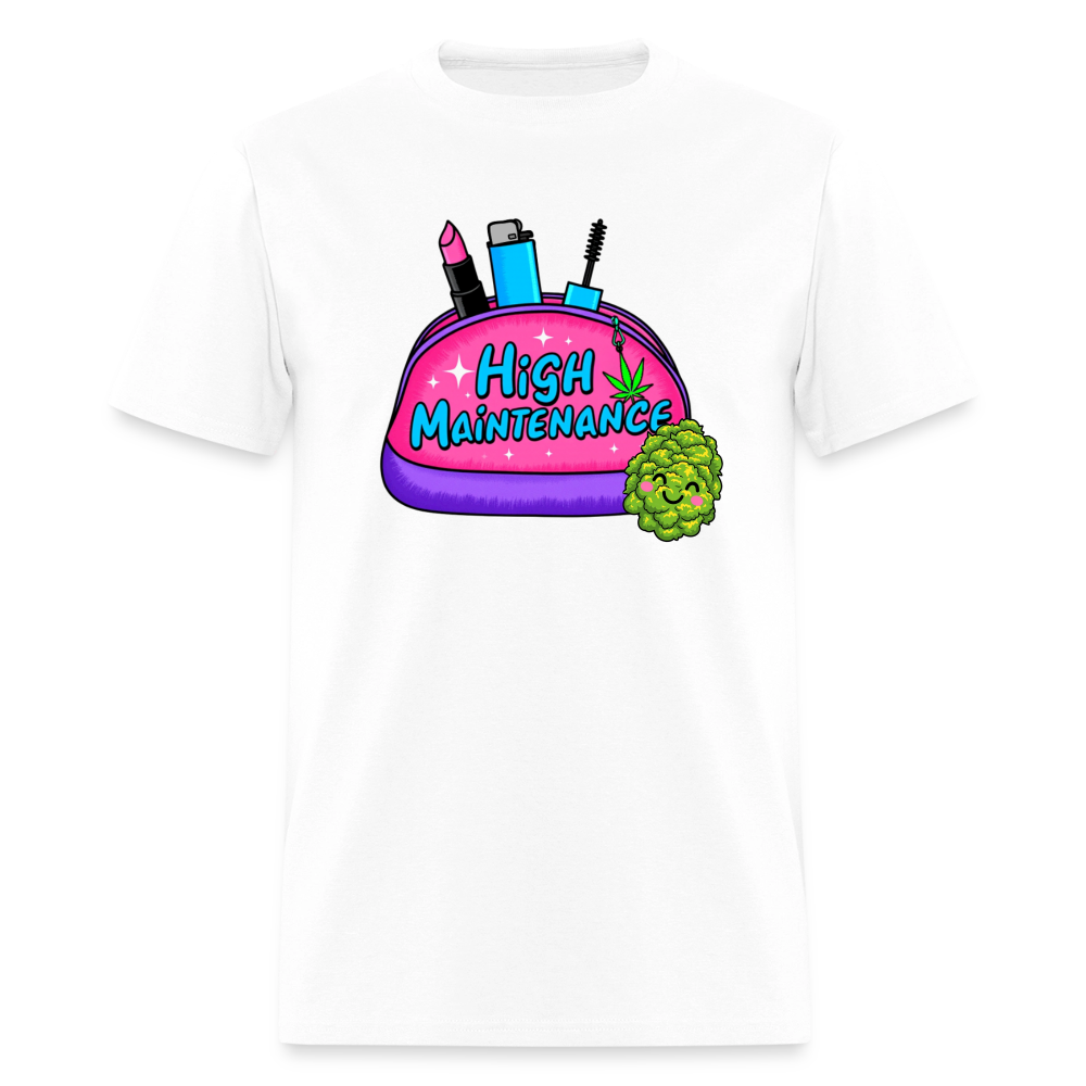High Maintenance Unisex Play Tee (Colors) - white