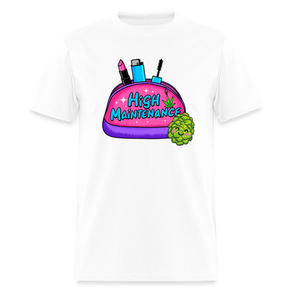High Maintenance Unisex Play Tee (Colors) - white