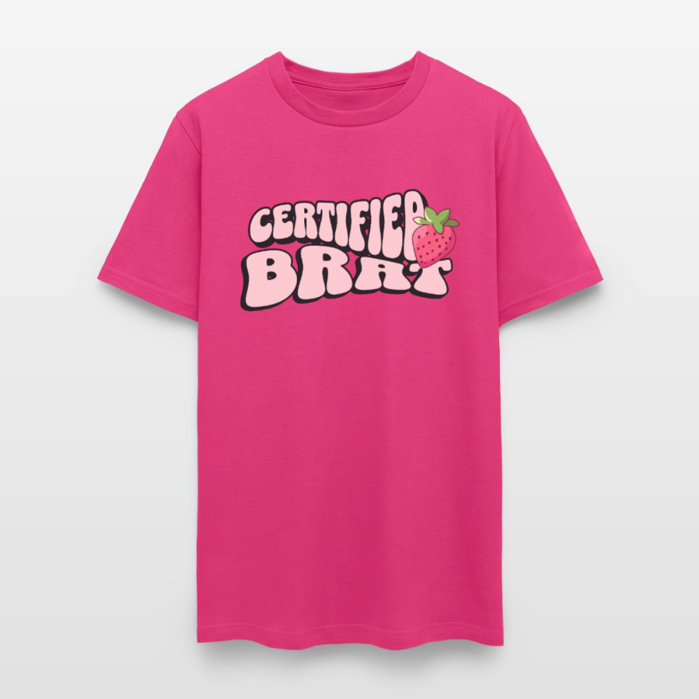 Certified Brat Unisex Play Tee (Colors) - fuchsia