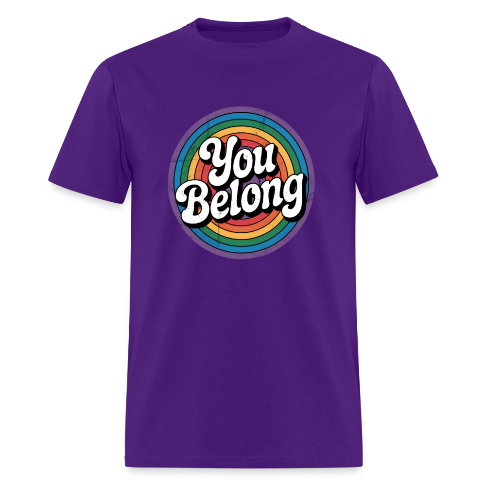 You Belong Pride Unisex Play Tee (Colors) - purple