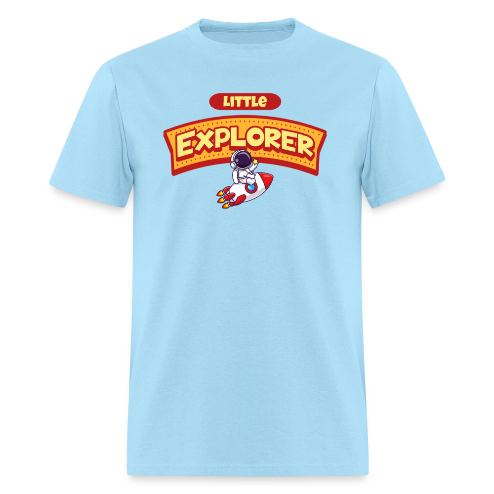 Little Explorer Unisex Play Tee - powder blue