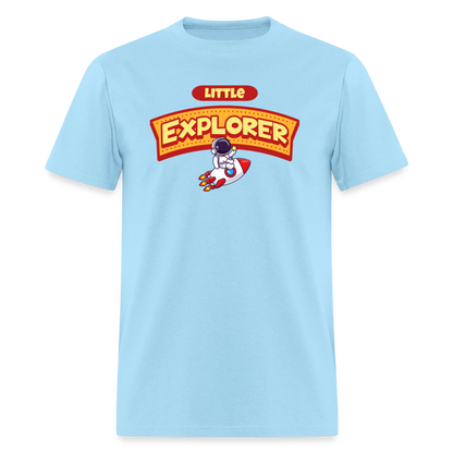 Little Explorer Unisex Play Tee - powder blue