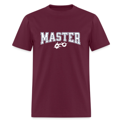 Master Varsity Unisex Play Tee (Colors) - burgundy