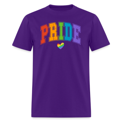 Pride Varsity Unisex Play Tee (Colors) - purple