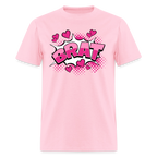 Comic Style Brat Unisex Play Tee (Colors) - pink