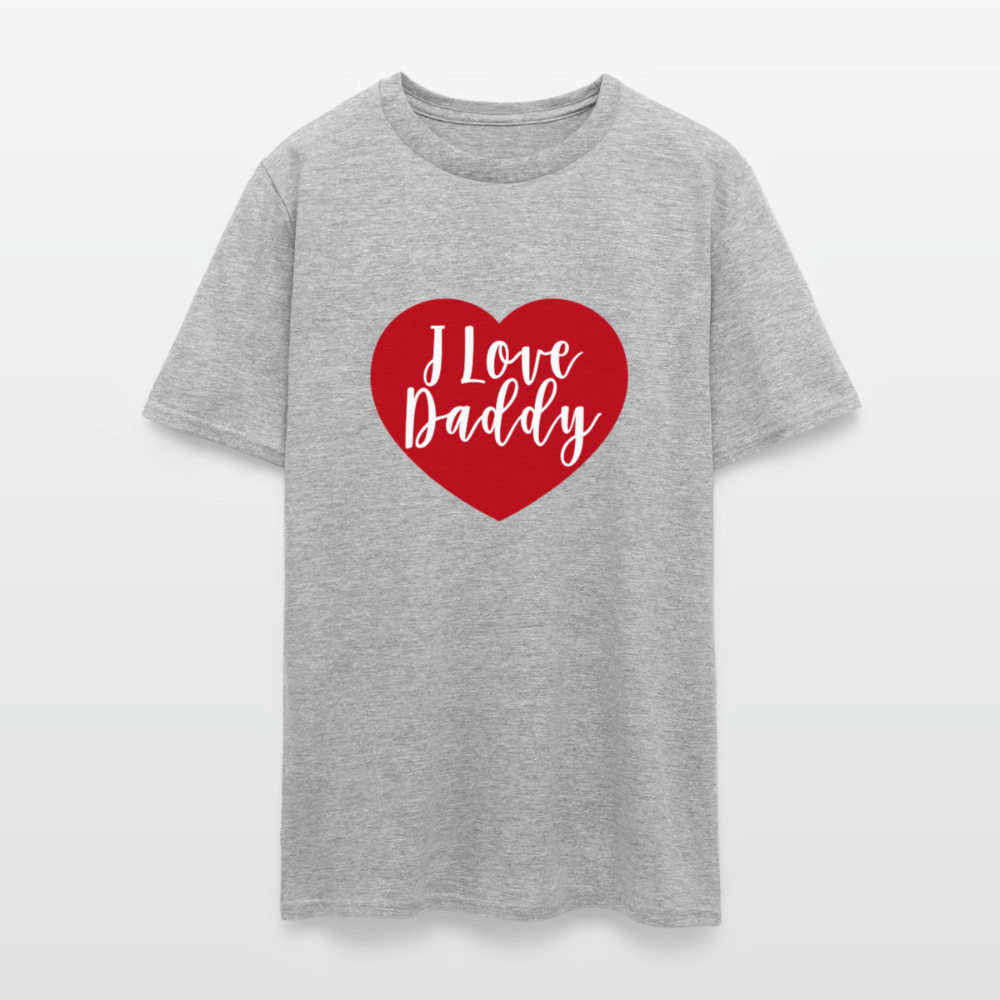 I Love Daddy Unisex Play Tee (Colors) - heather gray