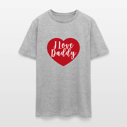 I Love Daddy Unisex Play Tee (Colors) - heather gray