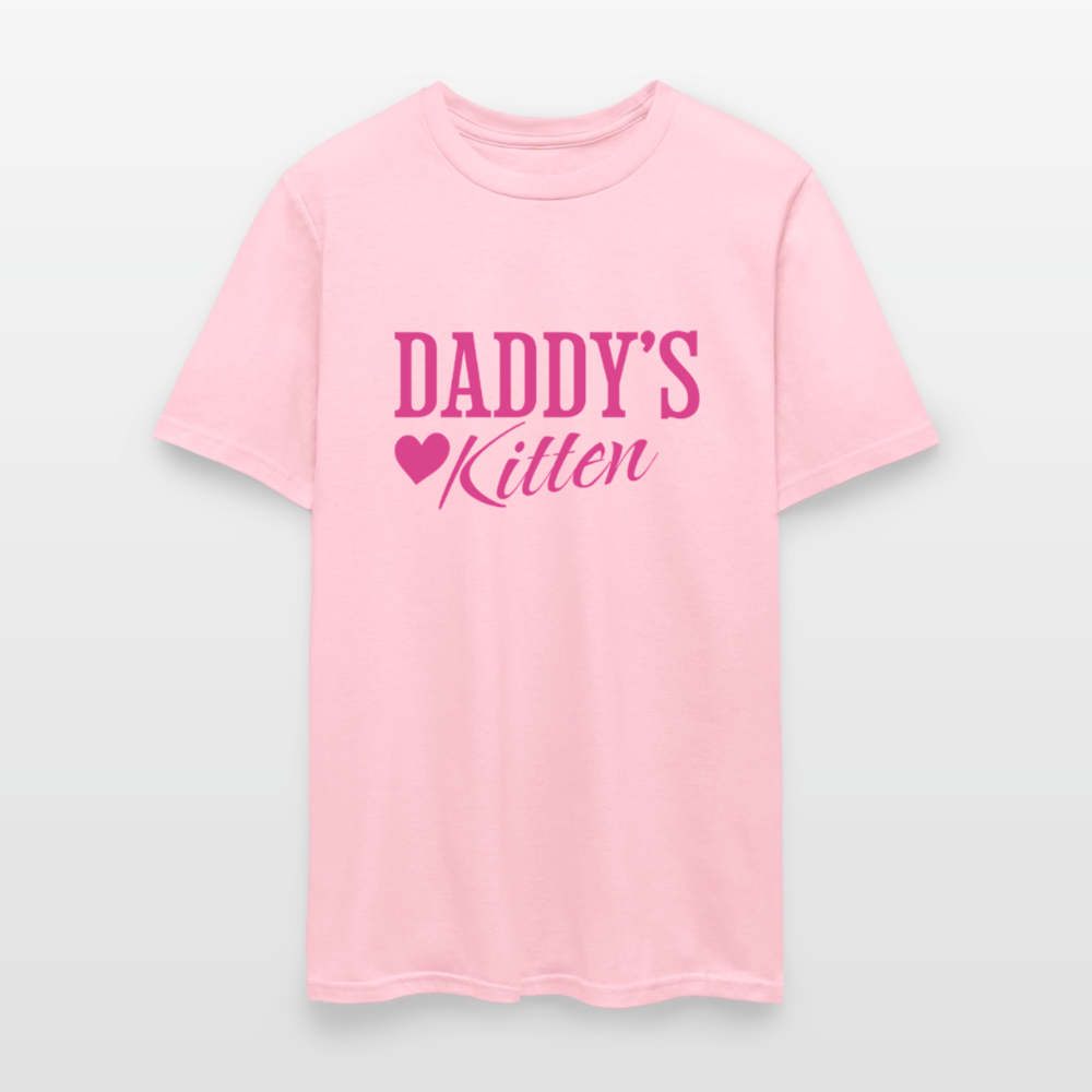 Daddy's Kitten Unisex Play Tee - pink