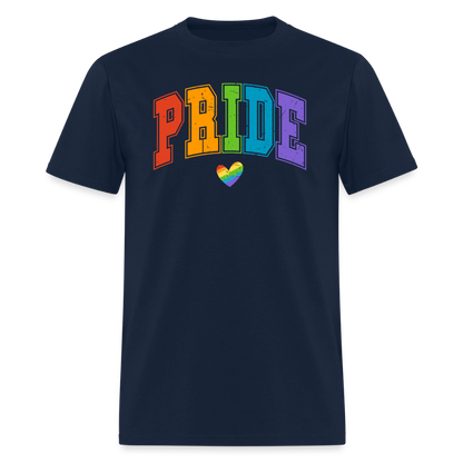 Pride Varsity Unisex Play Tee (Colors) - navy