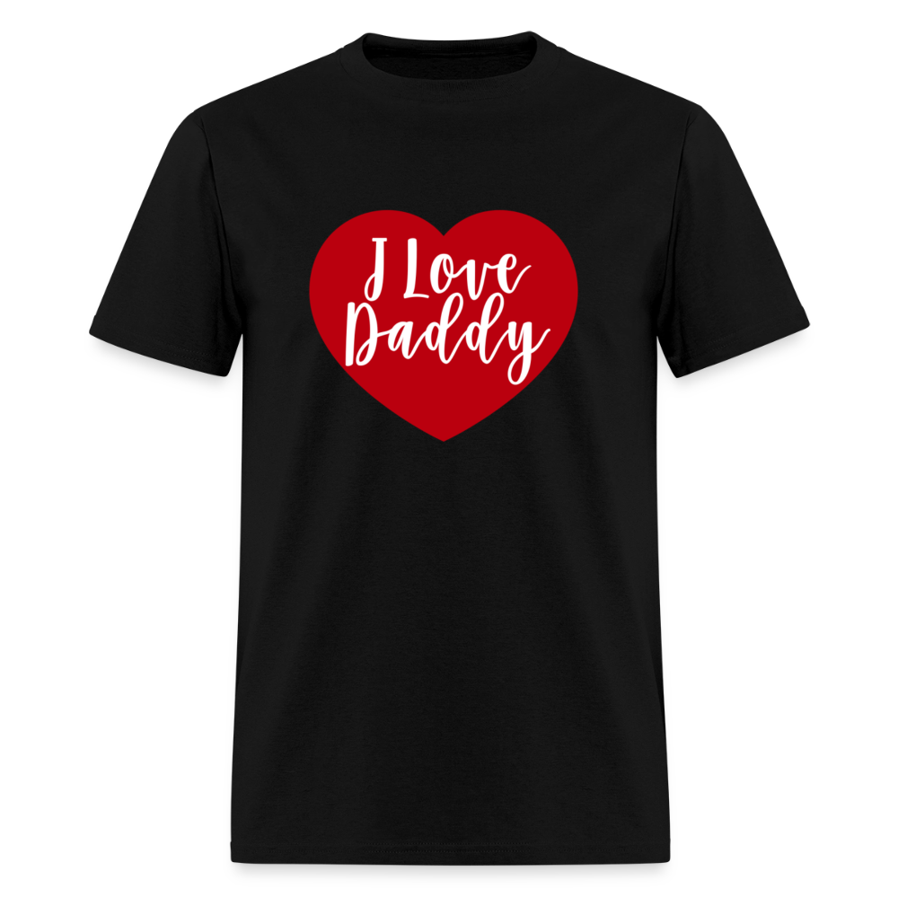 I Love Daddy Unisex Play Tee (Colors) - black