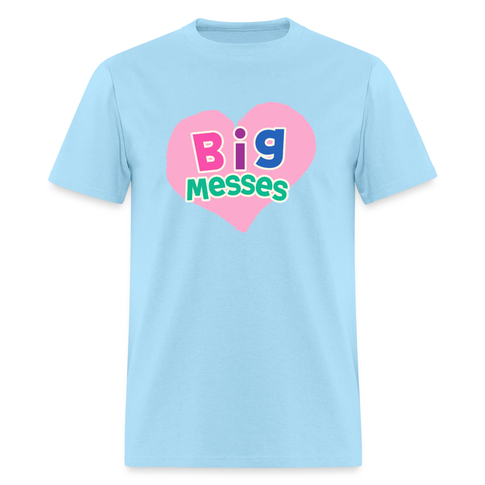 Big Messes Unisex Play Tee (Colors) - powder blue