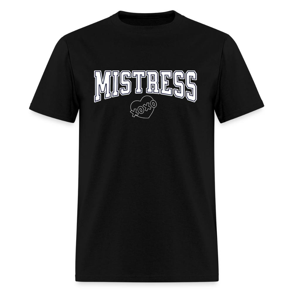 Mistress Varsity Unisex Play Tee (Colors) - black