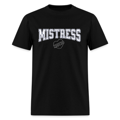 Mistress Varsity Unisex Play Tee (Colors) - black