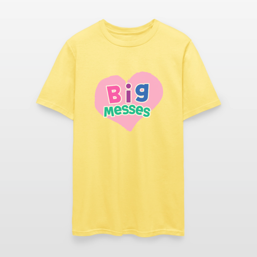 Big Messes Unisex Play Tee (Colors) - cornsilk