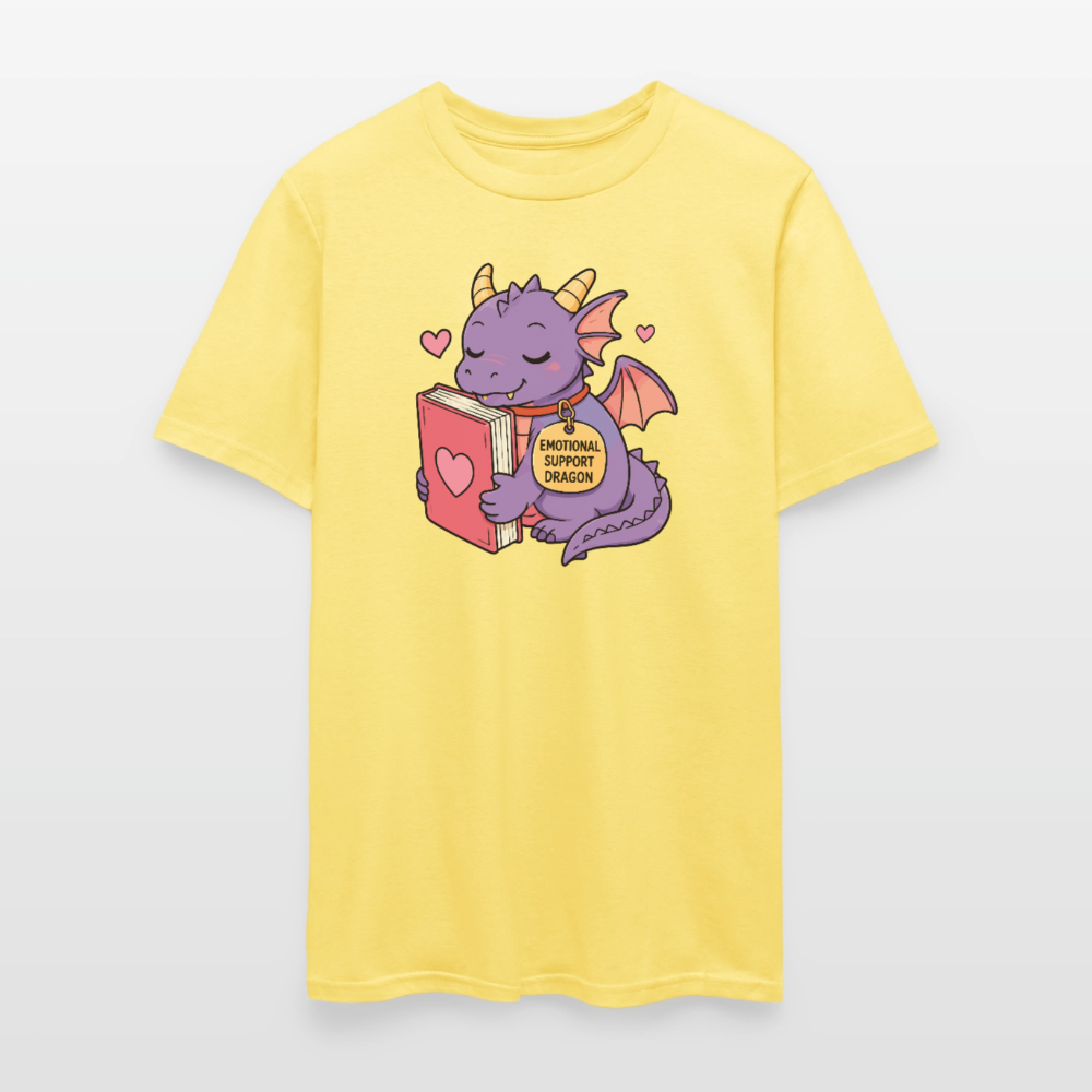 Emotional Support Dragon Unisex Play Tee - cornsilk