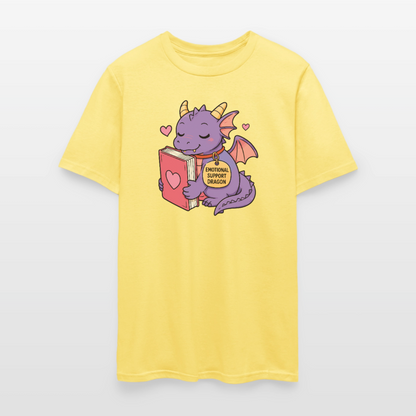 Emotional Support Dragon Unisex Play Tee - cornsilk
