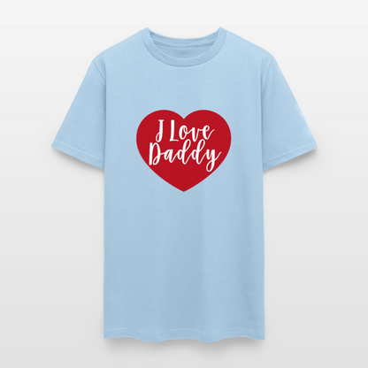 I Love Daddy Unisex Play Tee (Colors) - powder blue