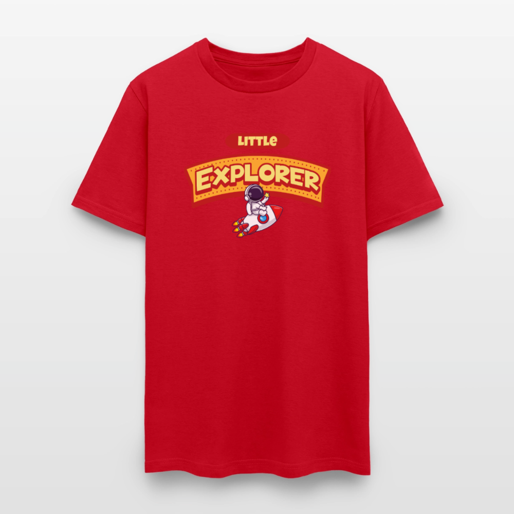 Little Explorer Unisex Play Tee - red