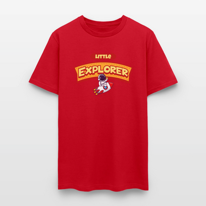 Little Explorer Unisex Play Tee - red