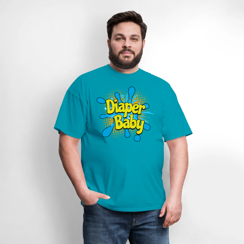 Diaper Baby Unisex Play Tee (Colors) - turquoise