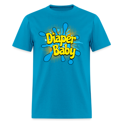 Diaper Baby Unisex Play Tee (Colors) - turquoise