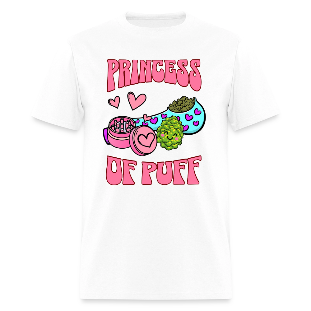 Princess of Puff Unisex Play Tee - white
