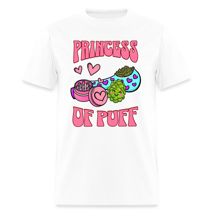 Princess of Puff Unisex Play Tee - white