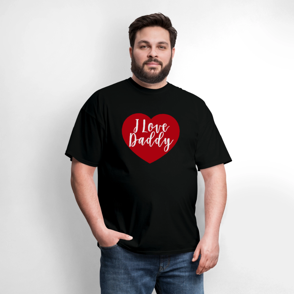 I Love Daddy Unisex Play Tee (Colors) - black