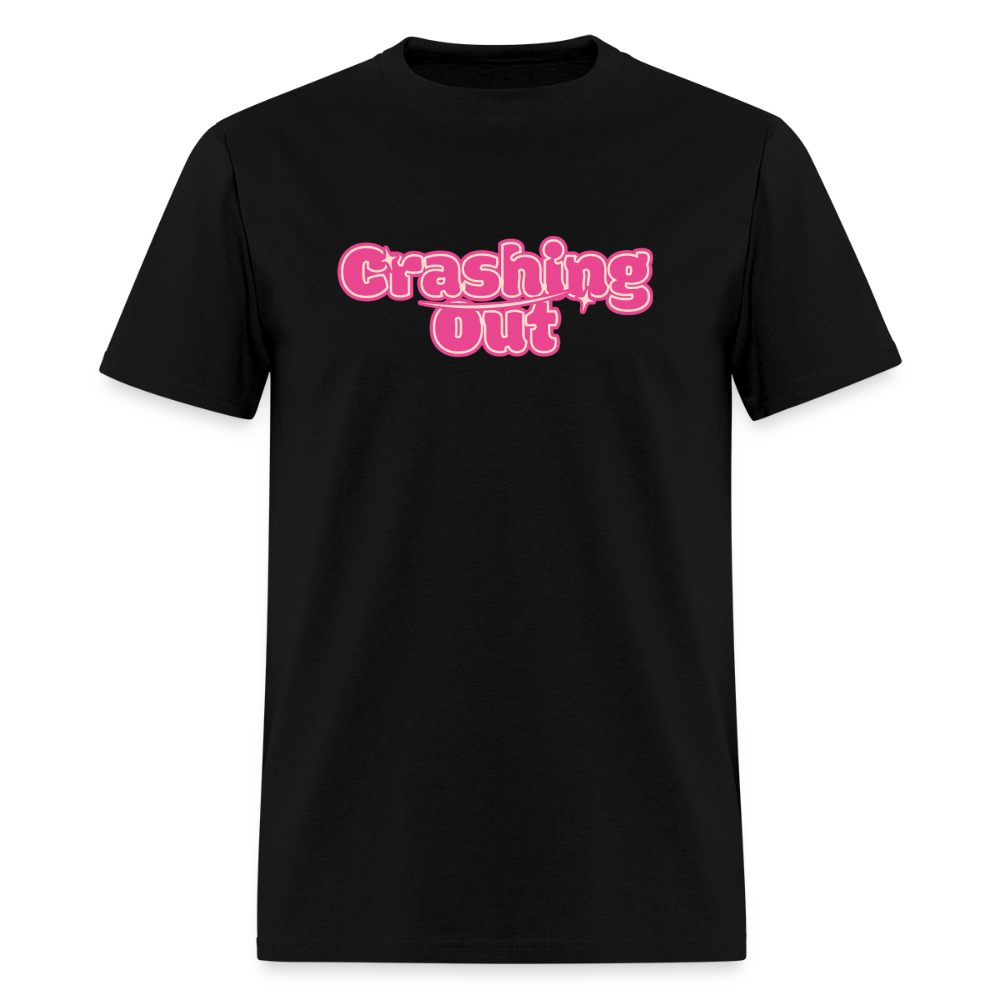 Crashing Out Unisex Play Tee - black