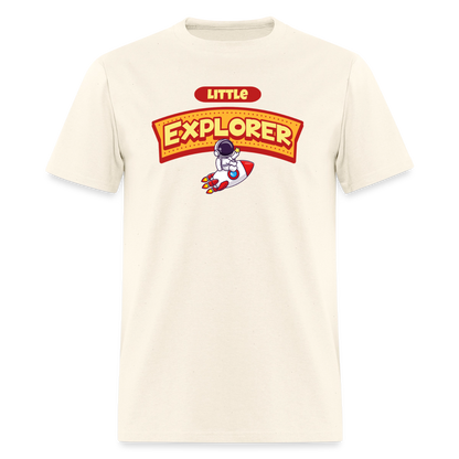 Little Explorer Unisex Play Tee - sweet cream heather