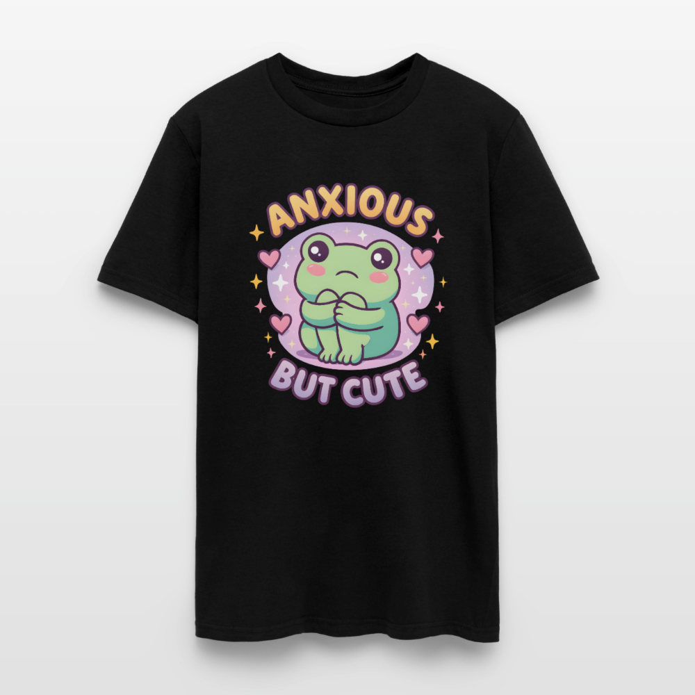 Anxious But Cute Unisex Play Tee - black