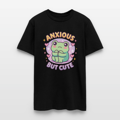 Anxious But Cute Unisex Play Tee - black