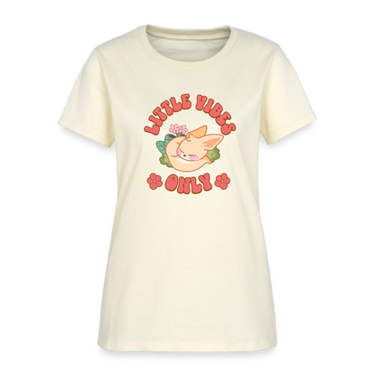 Little Vibes Only Fennec Soft Play Tee - off white