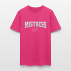 Mistress Varsity Unisex Play Tee (Colors) - fuchsia