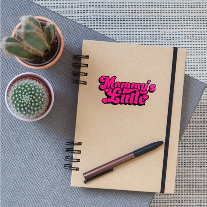 Mommy's Little Pink Vinyl Sticker - transparent glossy