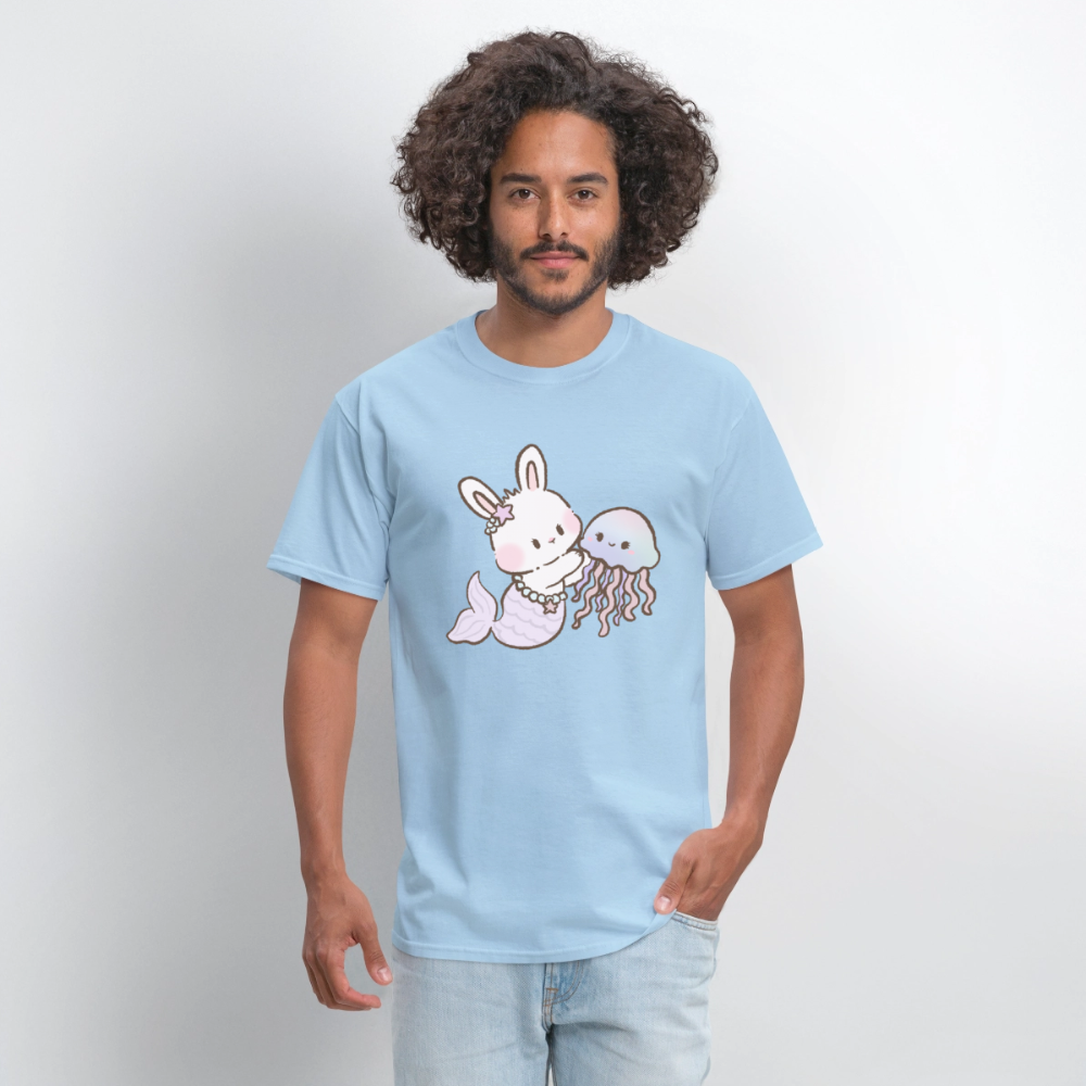 Mermaid BunBun Unisex Play Tee (Colors) - powder blue