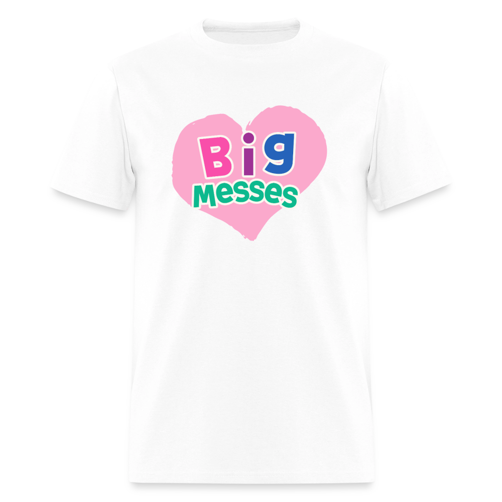 Big Messes Unisex Play Tee (Colors) - white