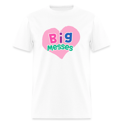 Big Messes Unisex Play Tee (Colors) - white
