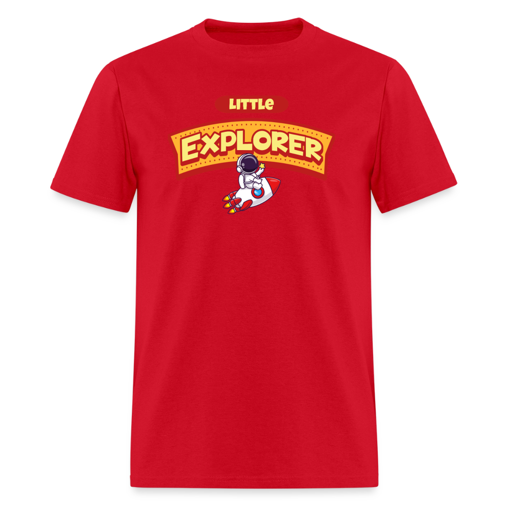 Little Explorer Unisex Play Tee - red
