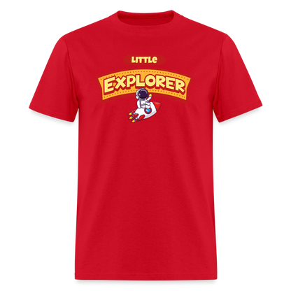 Little Explorer Unisex Play Tee - red