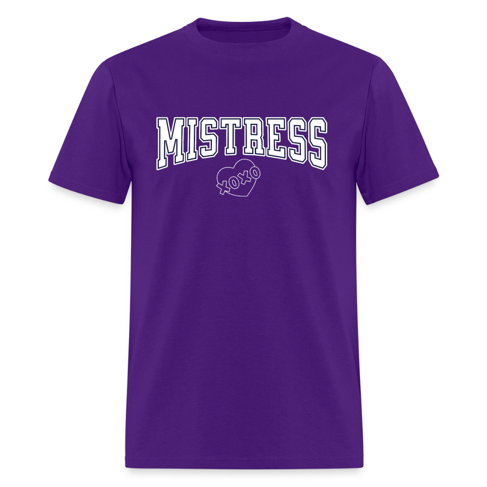 Mistress Varsity Unisex Play Tee (Colors) - purple