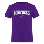 Mistress Varsity Unisex Play Tee (Colors) - purple