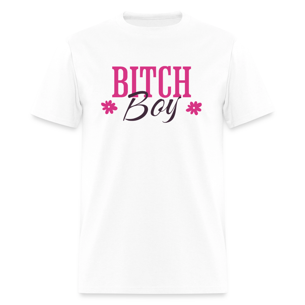 Bitch Boy Unisex Play Tee - white