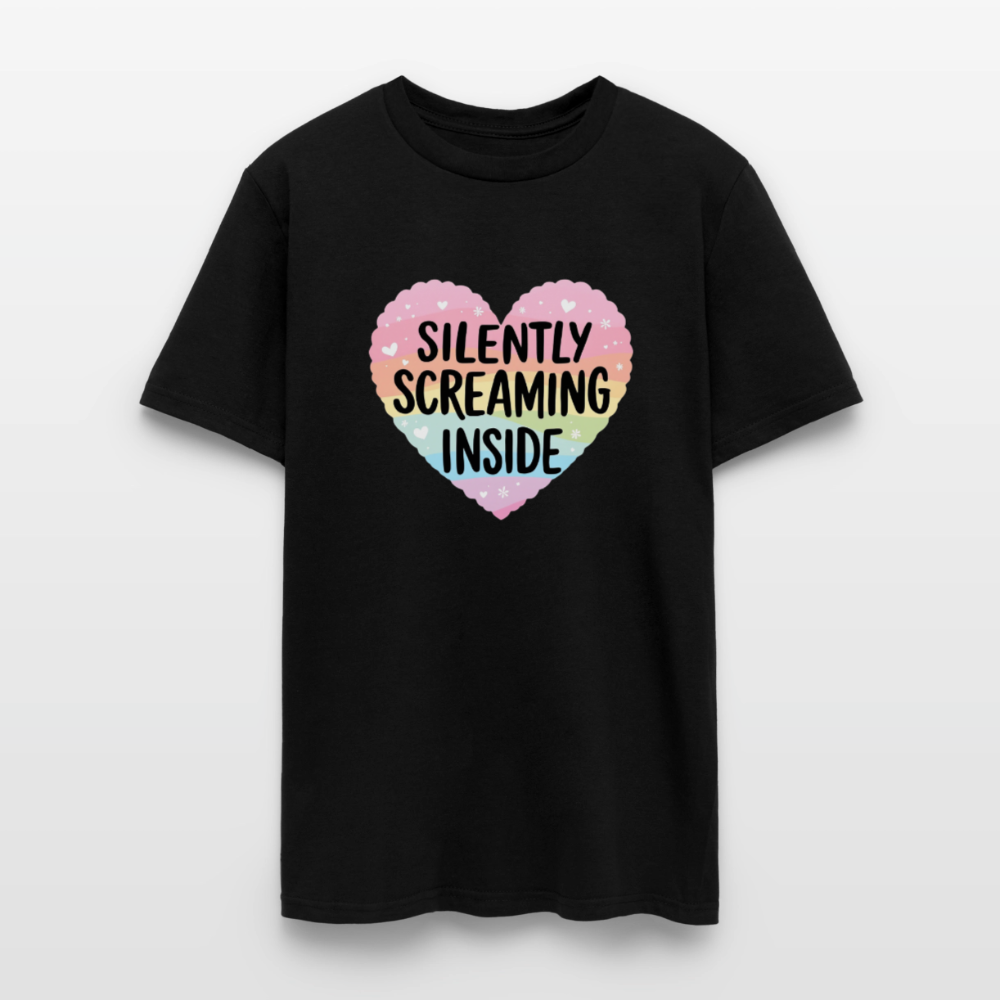 Silently Screaming Unisex Play Tee - black