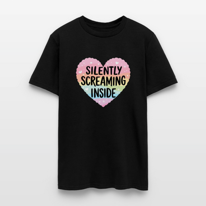 Silently Screaming Unisex Play Tee - black